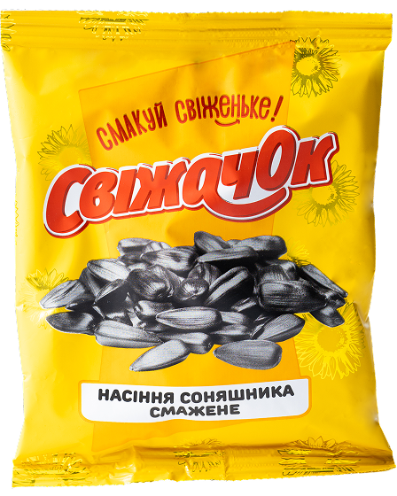 Купити насіння соняшника смажене 180г ТМ СвіжачОк оптом