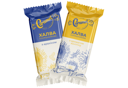 Кондитерські вироби ТМ «Caramel» – вафельні трубочки, халва